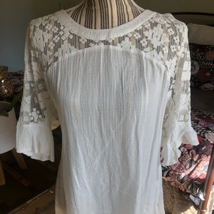 White lace top